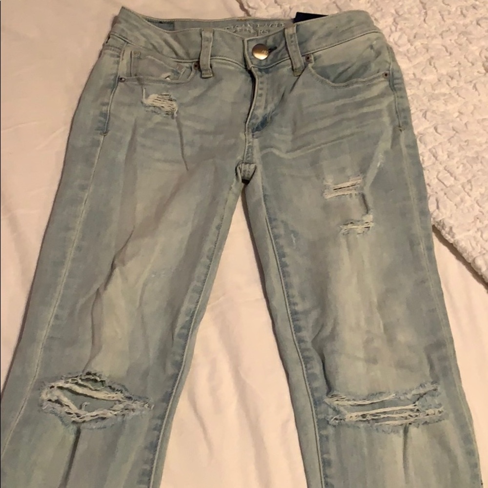Low rise skinny super stretch jeans